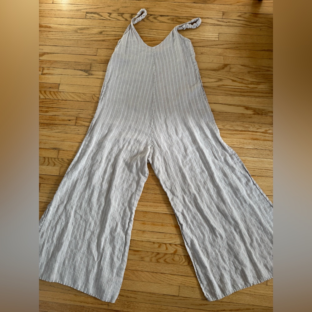 Wide leg linen jumpsuit Martina Innocenti